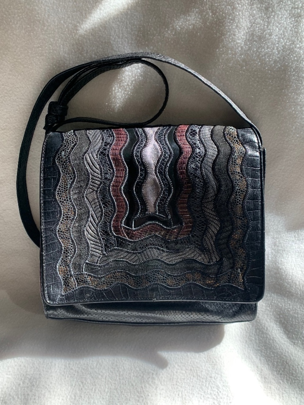 Vintage Sharif Leather Shoulder Bag